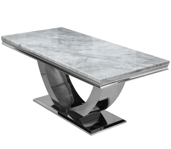 Ariel 1.6m Dining Table - Marble Dining Table