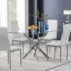 Cannes Glass Dining Table